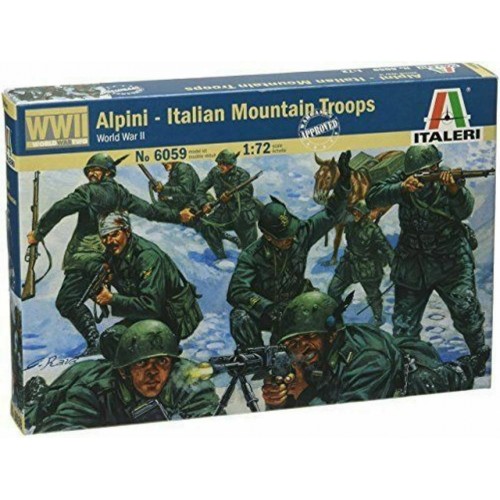 1/72 Italeri  WWII Italian Mountain Troops Alpini 6059